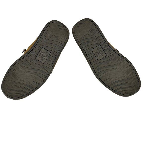 Tempur-Pedic Men's Upslope Suede Leather Slip-On Moccasin Slippers Hashbrown - Picture 6 of 6